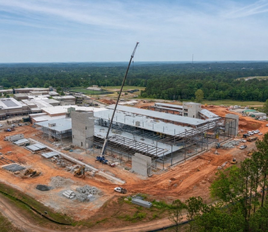 6 construction progress